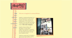 Desktop Screenshot of angelineskitchen.com